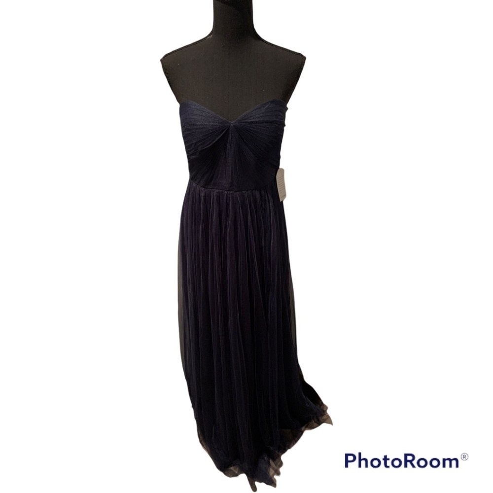 Jenny Yoo Collection Annabelle Convertible Dress Navy size 10